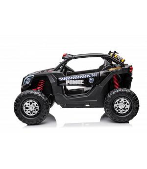 BUGGY 24V DE POLICÍA,  4 MOTORES, MANDO RC, NEGRO, - LE9817 XB-2118